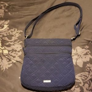 Vera Bradley navy crossbody bag